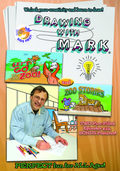 DVD Drawing with Mark: Let's Go to the Zoo / Zoo Stories Book