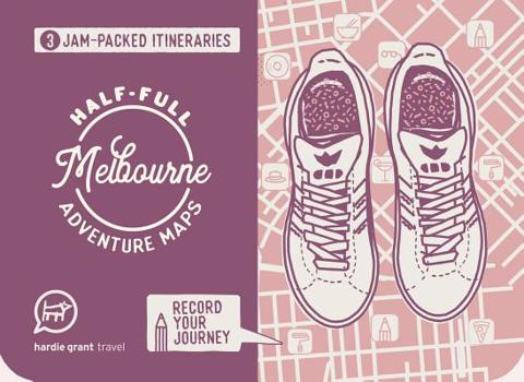 Paperback Half-Full Adventure Map: Melbourne Book