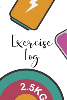 Paperback Exercise Log: Fitness Tracker Daily Workout Log and Action Plan Book