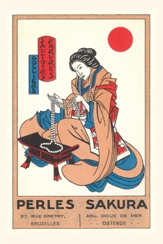 Paperback Vintage Journal Japanese Pearl Ad, Geisha Book
