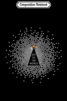 Composition Notebook: Joy To The World Christmas Tree Starry Night  Journal/Notebook Blank Lined Ruled 6x9 100 Pages