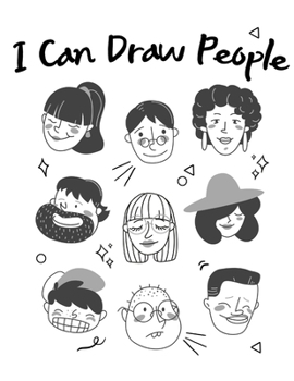 Paperback I Can Draw People: How to Draw People in Simple Steps, how to draw exactly what you see Book
