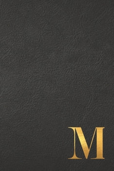M: Executive Monogram Initial To Do List Notebook | Daily Checklist Planner