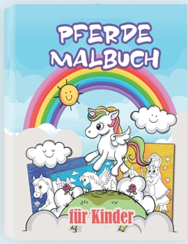 Paperback Pferde Malbuch f?r Kinder: Sch?ne Pferdemotive zum Ausmalen [Dutch] Book