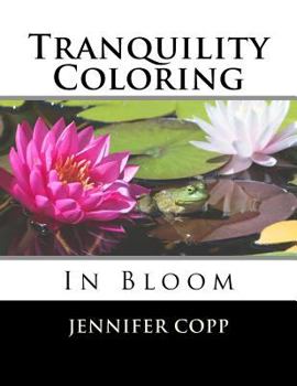 Paperback Tranquility Coloring: In Bloom Book