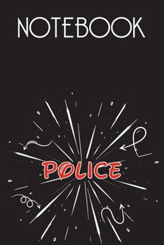 POLICE Notebook, Simple Design: Notebook /Journal Gift,Simple Cover Design,100 pages, 6x9, Soft cover, Mate Finish