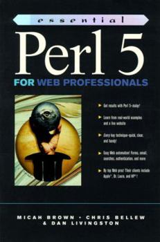 Paperback Essential Perl 5 for Web Professionals Book