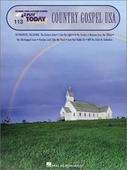 Paperback Country Gospel USA: E-Z Play Today Volume 113 Book