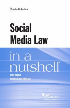 Paperback Social Media Law in a Nutshell Book