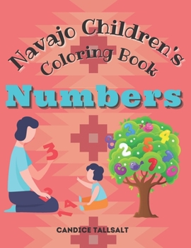 Paperback Navajo Children's Coloring Book: Numbers Book