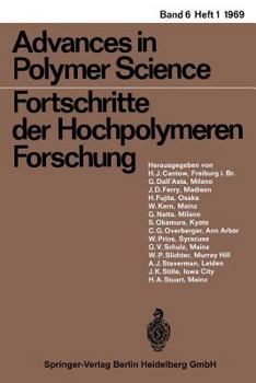 Paperback Advances in Polymer Science/Fortschritte Der Hochpolymeren-Forschung Book