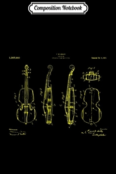 Paperback Composition Notebook: Violin Player Violinist gift vintage String Player orchestra Journal/Notebook Blank Lined Ruled 6x9 100 Pages Book