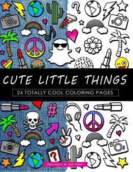 Paperback Cute Little Things Coloring Book: 24 Page Coloring Book