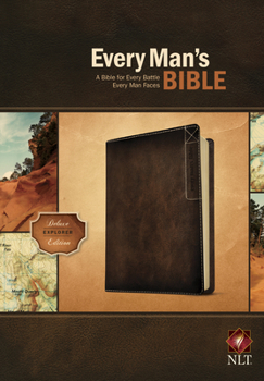 Imitation Leather Every Man's Bible-NLT Deluxe Explorer Book