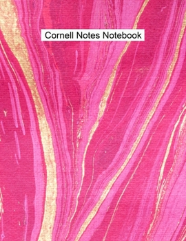 Cornell Notes Notebook: Pretty Pink Abstract Cornell Notebook for College, University, High School, Business or Research Notes|8.5x11|110 Pages|Efficient Way to Use Cornell Method Note Taking System