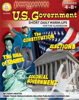 Paperback Jumpstarters for U.S. Government, Grades 4 - 8 Book