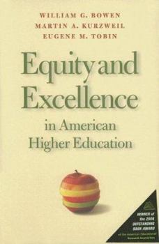 Paperback Equity and Excellence in American Higher Education Book