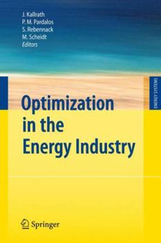 Optimization in the Energy Industry (Energy Systems)