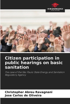 Paperback Citizen participation in public hearings on basic sanitation Book