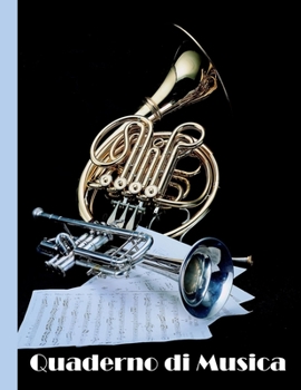 Paperback Quaderno di Musica: Quaderno Pentagrammato [Italian] Book