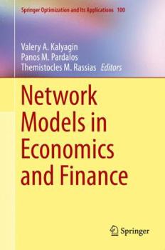 Hardcover Network Models in Economics and Finance Book