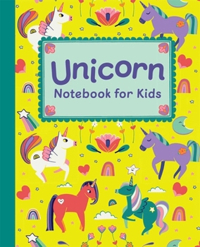 Paperback Unicorn Notebook for Kids: Featuring Cute Unicorn Art and Lined, Blank, Graphed and Bulleted Pages Perfect for Journaling and Doodling! Book