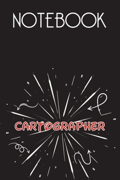 Paperback CARTOGRAPHER Notebook, Simple Design: Notebook /Journal Gift, Simple Cover Design,100 pages, 6x9, Soft cover, Mate Finish Book