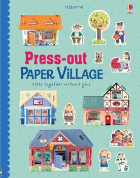 Hardcover Press Out Paper Village Book