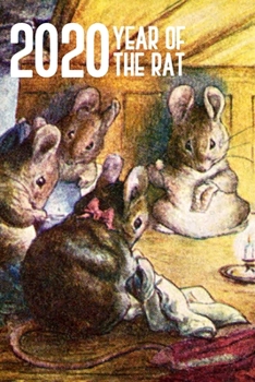 2020 Year Of The Rat: Blank Lined Notebook Journal: Great Vintage Unique Gift For Chinese & Vietnamese Celebrating Chinese New Year & TET (Rat Notebook)