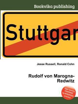 Paperback Rudolf Von Marogna-Redwitz Book