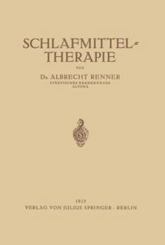 Paperback Schlafmittel-Therapie [German] Book