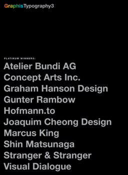 Hardcover Graphis Typography 3 Book