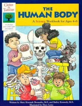 Paperback The Human Body: A Science Workbook for Ages 4-6 Book