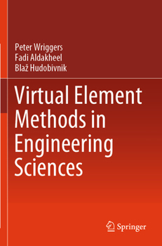 Paperback Virtual Element Methods in Engineering Sciences Book