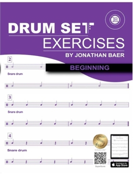 Paperback Beginning Drum Set Exercises Book