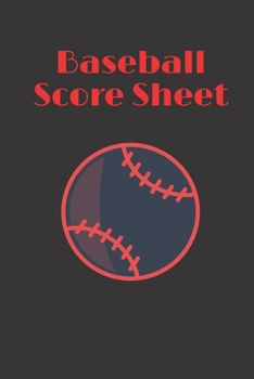 Paperback Baseball Score Sheet: 120 Baseball Scorecard sheets / Log a Full Season / Gift for Dad / Notebook /8.5" X 11" format, Sport Memories Journal Book