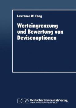 Paperback Werteingrenzung Und Bewertung Von Devisenoptionen [German] Book