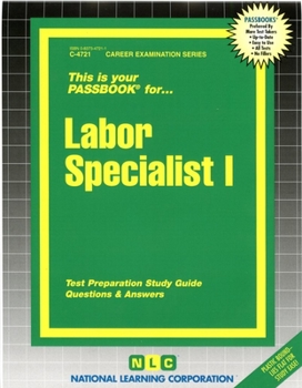 Spiral-bound Labor Specialist I: Passbooks Study Guide Book