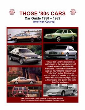 Paperback Those 80s Cars - American Catalog - Color Pages Book