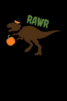 Paperback Rawr: Journal / Notebook / Diary Gift - 6"x9" - 120 pages - White Lined Paper - Matte Cover Book