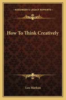 Paperback How To Think Creatively Book