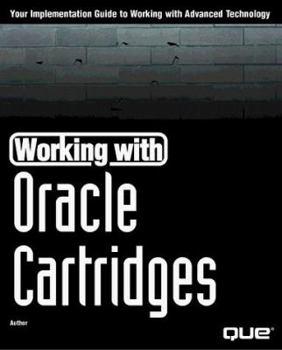 Paperback Working with Oracle Cartridges Book