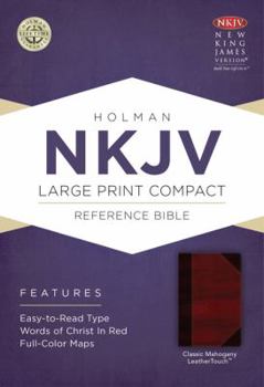 Imitation Leather Large Print Compact Reference Bible-NKJV [Large Print] Book