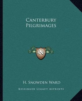 Paperback Canterbury Pilgrimages Book