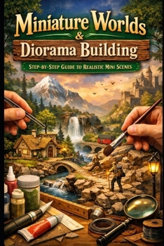 Paperback Miniature Worlds & Diorama Building: Step-by-Step Guide to Realistic Mini Scenes Book