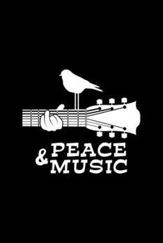 Peace & Music 120 Pages DINA5: Music Album Review Notebook Journal Book For Your Favourite Albumer
