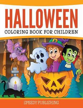 Paperback Halloween Coloring Book For Children Book