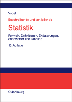 Hardcover Beschreibende und schließende Statistik [German] Book