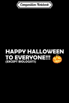 Paperback Composition Notebook: Chemistry Halloween I Funny Joke Gift Chemist Lab Teacher Journal/Notebook Blank Lined Ruled 6x9 100 Pages Book