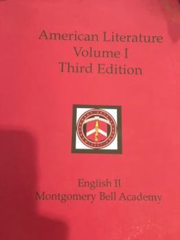 Paperback American Literature Volume I Third Edition Book